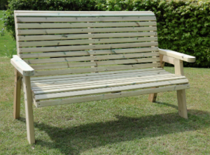 CURVED 3 SEATER BENCH