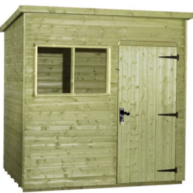 Tanalised Pent Shed